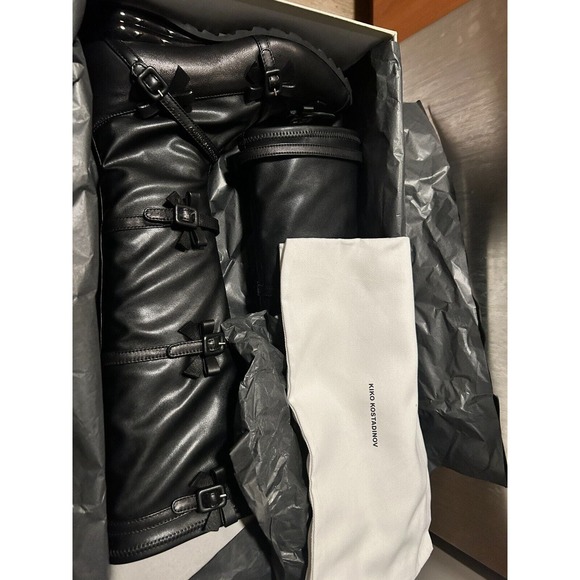 Kiko Kostadinov RIBBON HIGH BOOT BLACK size IT 39 - Picture 7 of 15